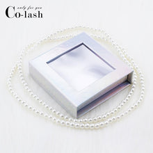 Load image into Gallery viewer, Colash Square False Eyelash Packaging Box Custom your Logo Fake 3d Mink eyelashes Boxes Faux Cils lash strip Case Empty