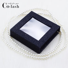 Load image into Gallery viewer, Colash Square False Eyelash Packaging Box Custom your Logo Fake 3d Mink eyelashes Boxes Faux Cils lash strip Case Empty