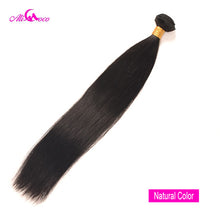 Load image into Gallery viewer, Ali Coco Peruvian Straight Hair 8-30 inch 1/3/4 Bundles Hair Natural #2/#4/ #613/ Human Hair Bundles Non Remy Hair Extensions