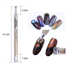 Load image into Gallery viewer, Strong Magnetic Stick Nail Tools for Magnetic Gel Nail Polish Need UV Lamp Magnet Pen Magic 3D Effect Magnetic Board 21 Styles