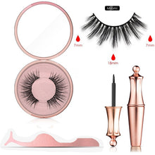 Load image into Gallery viewer, Magnetic Eyeliner Eyelashes Set Natural Thick Handmade No Glue Prevent Allergy Magnetic Fake Eyelashes With Eyelashes Applicator