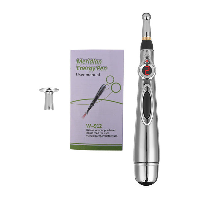 Electronic Acupuncture Pen Meridians Laser Acupuncture Machine Magnet Massager Chinese Therapy Handheld Acupoint Massage Stick 0